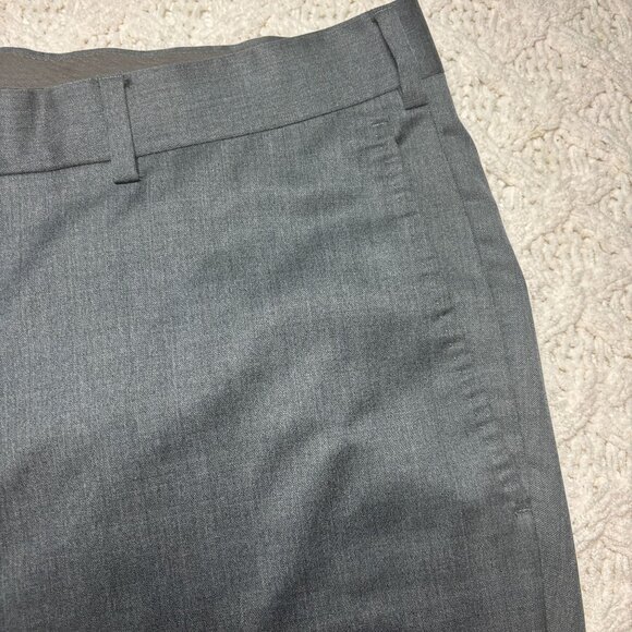 Ermenegildo Zegna Mens Wool Micronsphere Gray Dress Pants Size 52R 36x30.5 - Picture 5 of 16